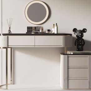 现代梳妆台3D模型下载